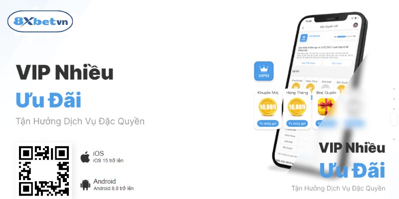 Tải app 8Xbet về điện thoại di động hệ điều hành iOS đơn giản