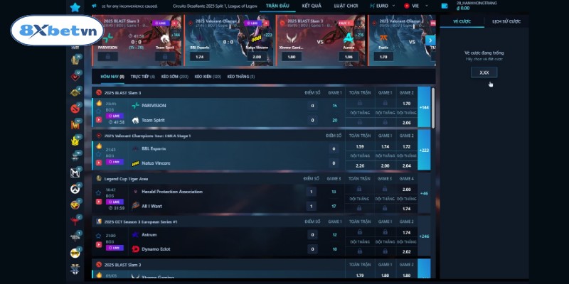 Cá cược esports hấp dẫn, thu hút đông đảo người tham gia
